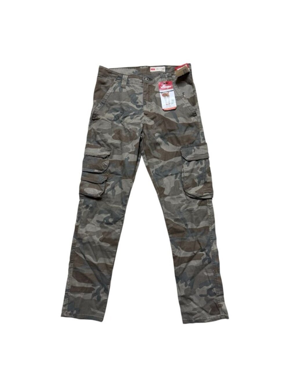 Wrangler Five Star Premium Regular Taper Cargo Pants Camo 29x30 NWT